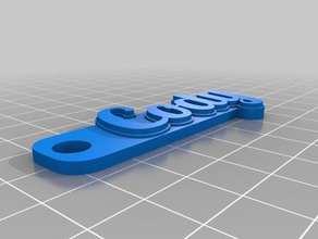 cody name-tag - Organisation angepasst 3d print model - Mito3D
