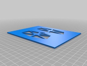 tie fighter Schablone Kunst tools angepasst 3d print model - Mito3D