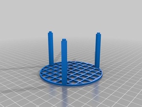 meu personalizada de rack secagem ferramenta os titulares caixas 3d print model - Mito3D