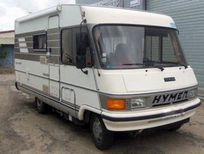 bloque porte camping-car hymer int&eacutegral ann&eacutee 1990 environ Fahrzeuge caravaning 3d print model - Mito3D