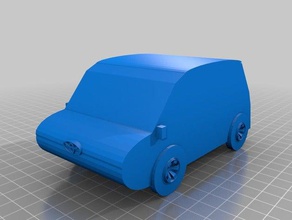 toyota corolla estilo da cidade 3d impressão 3d print model - Mito3D