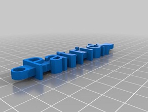 minha mensagem personalizada chaveiro organização 3d print model - Mito3D