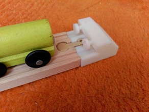 madeira de comboio linha fundo brinquedo jogo os acessórios ferroviária 3d print model - Mito3D