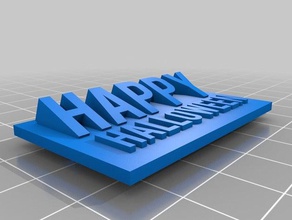 happy halloween art rvs 3d print model - Mito3D