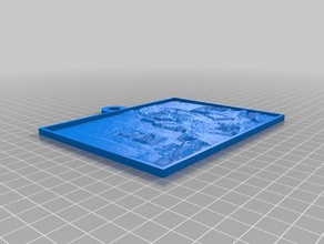 a imitação de lithopane 2d arte personalizado 3d print model - Mito3D