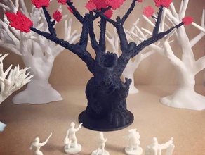 undead treeman 18mm scale toys games customized dnd fantasy gaming halloween holiday horror ill gotten magic miniature miniwargaming monster pathfinder rpg scary strategy tabletop tactics wargame wargames warhammer wayfarer 3d print model - Mito3D