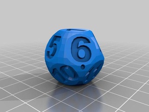 12 sided dice 3d printing 3d print model - Mito3D