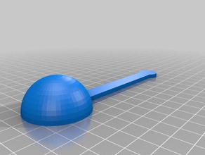 my customized coffee scoop kitchen dining 3d print model - Mito3D