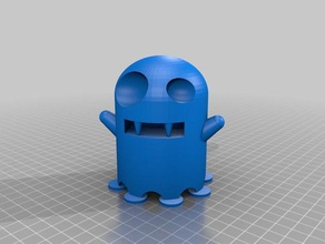ghost-xiao gui za 3d la impresión 3dmodel La en personalizador halloween 3d print model - Mito3D