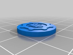 gears war board grenade token games gow 3d print model - Mito3D
