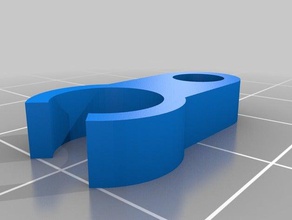 meu personalizados m3d tubo de ptfe holder1 a impressora acessórios 3d print model - Mito3D