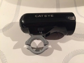 cateye headlight clamp 25 mm handlebar parts 3d print model - Mito3D