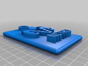 nitro keychain2 Anahtarlık özelleştirilmiş 3d print model - Mito3D