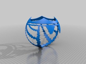shield projection math art customized 3d print model - Mito3D