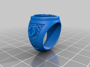swiss ring jewelry rings 3d print model - Mito3D