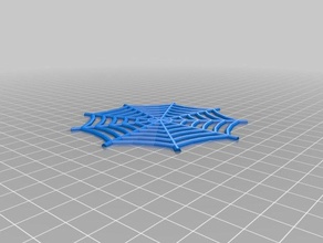 my customized halloween spider web 3d printing 3d print model - Mito3D