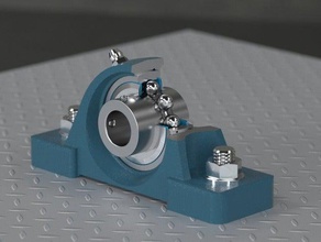 blocchetto di cuscino piede creata partsolutions ingegneria 3d print model - Mito3D