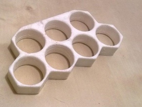 simple knuckles passe-temps coup de poing américain 3d print model - Mito3D