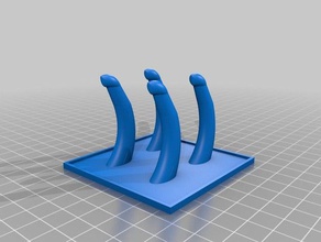 Kinn-anago spotted garden eel Tiere 3d print model - Mito3D