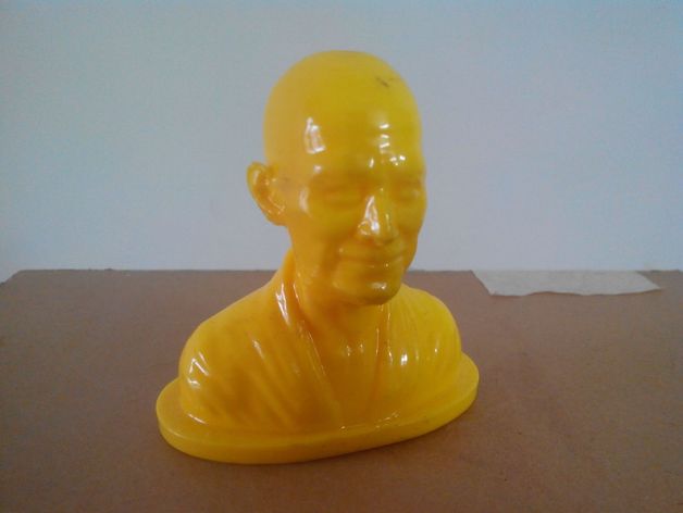 gandhi busto la gente 3D print model - Mito3D