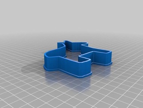 unicorn cookie cutter kitchen dining 3d print model - Mito3D