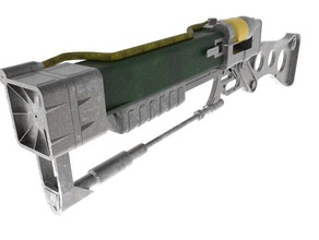 aer12 rifle laser universo fallout 3d impressão 3 4 new vegas prop 3d print model - Mito3D