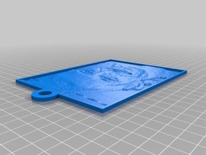 dany my customized lithopane 2d art 3d print model - Mito3D