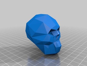 skull decor diy halloween prop human scary skeleton 3d print model - Mito3D