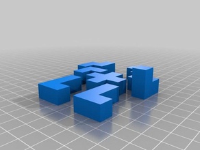 3x3 puzzle del cubo 3d print model - Mito3D