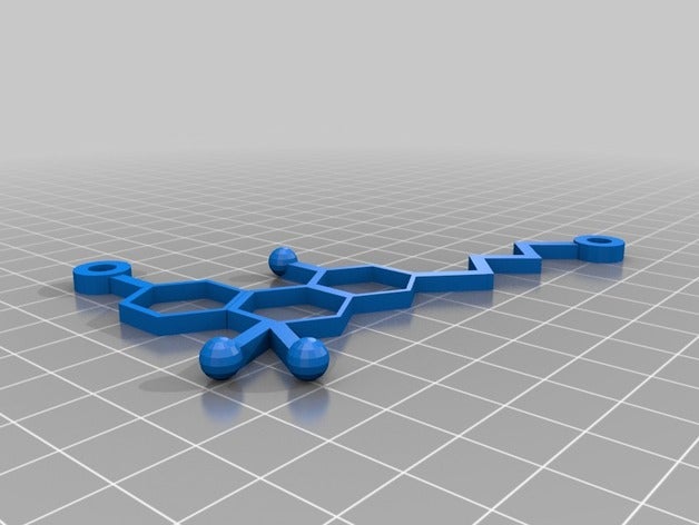 thc molecola biologia 3D print model - Mito3D