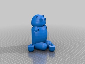sitting black cat 3d printing customizer cute halloween 3d print model - Mito3D