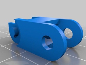 7 x7 mm cavo catena lato monti 3d la stampante accessori 3d print model - Mito3D