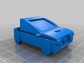 toyota city style pick-up 3d stampa 3d print model - Mito3D