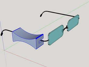 glasses grip assist household assistivetech eyeglasses eye holder 3d print model - Mito3D