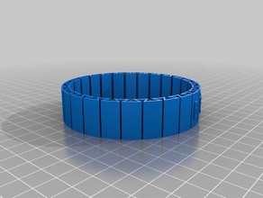 belanas bracelet bracelets customized 3d print model - Mito3D