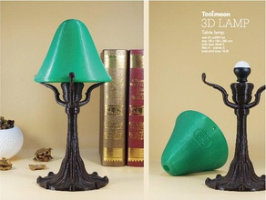 antiques table lamp decor decoration home light lighting tbulb toolmoon 3d print model - Mito3D