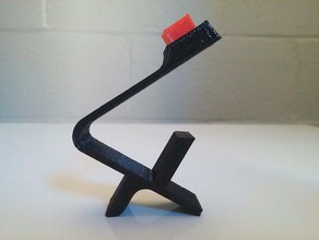 test cube Katapult mechanisch ist - Spielzeug 10mm Würfel biegen flexable 3d print model - Mito3D