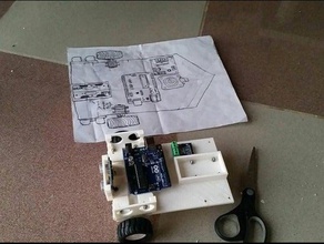 robot seguidor laberinto 3d printer parts 3d print model - Mito3D