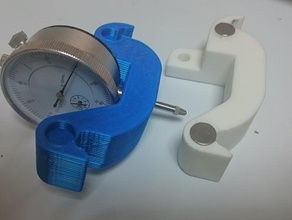 dial indicator holder update 3d printer accessories robo3d robo 3d print model - Mito3D