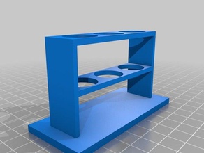 reagensglastraeger gadgets laboratory 3d print model - Mito3D