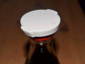 kikkoman salsa de soja tapa la botella flexible cocina comedor ninjaflex tpc 3d print model - Mito3D