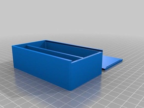 my customized box sliding top containers 3d print model - Mito3D