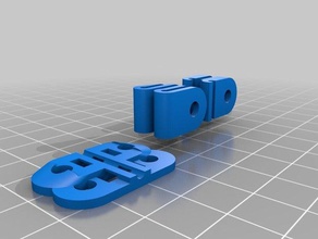 mon paramétrique personnalisé câble pipe clip pièces 3d print model - Mito3D