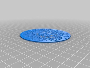 medusa medalion Dekor das Antike Griechenland geek mithology 3d print model - Mito3D