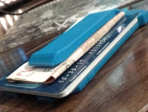 minimaliste porte-monnaie passe-temps davinci resolve 10 edc slim wallet 3d print model - Mito3D