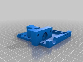 reprappro mendel tricolor direct-drive extruder 3d printer extruders direct drive filaflex leapfrog ninjaflex 3d print model - Mito3D