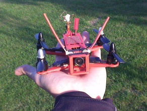 anã vermelha 135155 micro fpv quadcopter rc veículos 1306 racer corrida quadrocopter quadrotor 3d print model - Mito3D