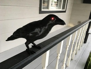 halloween crow creatures bird 3d print model - Mito3D