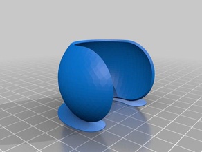 snap-fecho esfera recipiente de remix contentores 3d print model - Mito3D