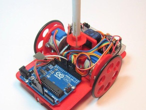 arduino chassis drawing robot robotics 3d print model - Mito3D